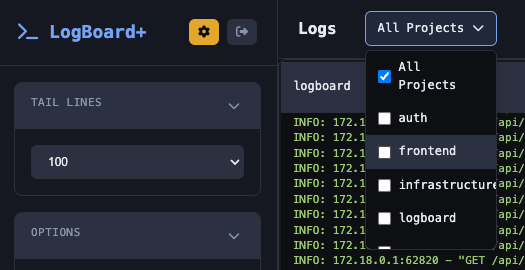 Список проектов