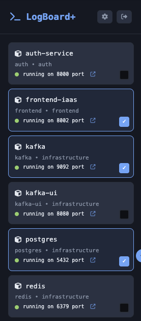 Карточки контейнеров