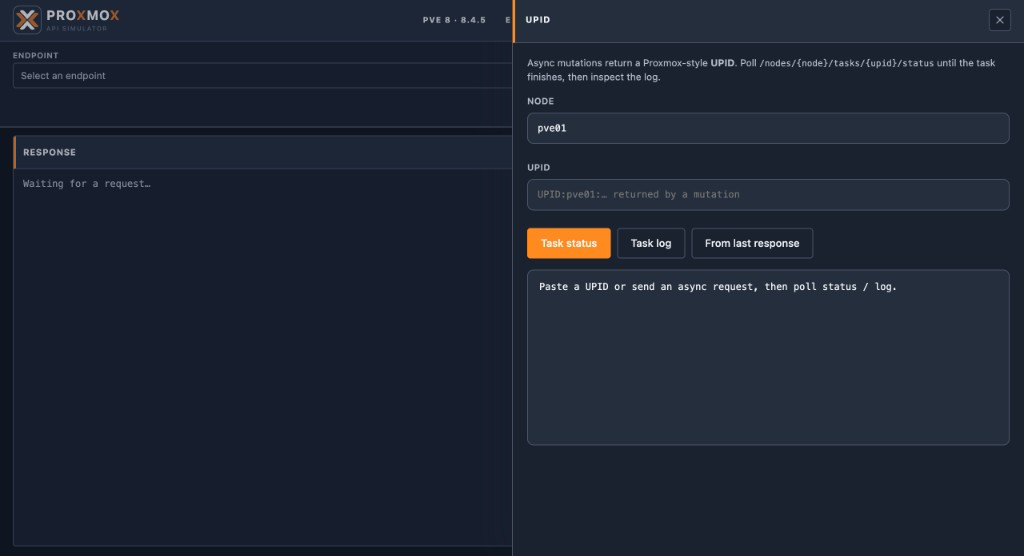 Web UI UPID