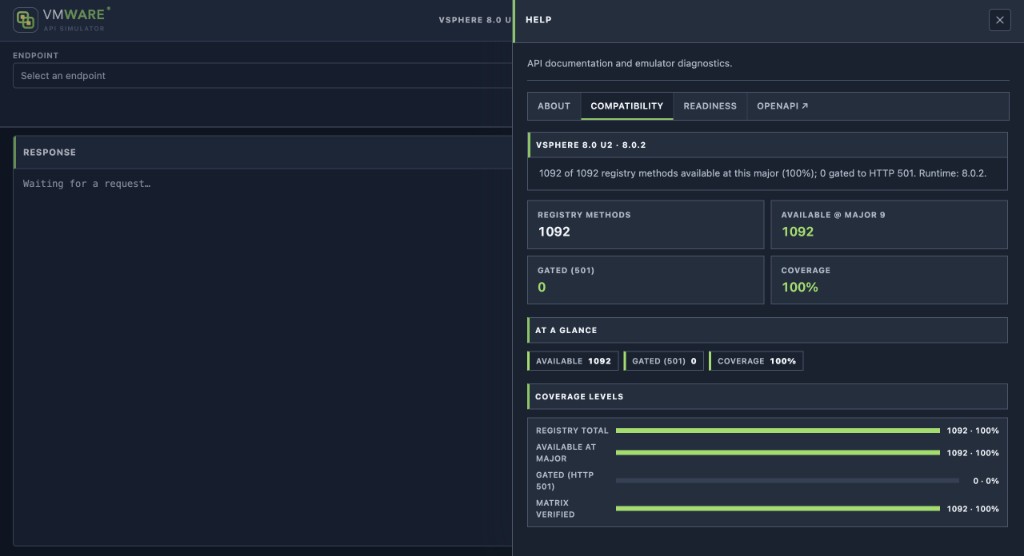 Compatibility diagnostics (1092 / 1092)